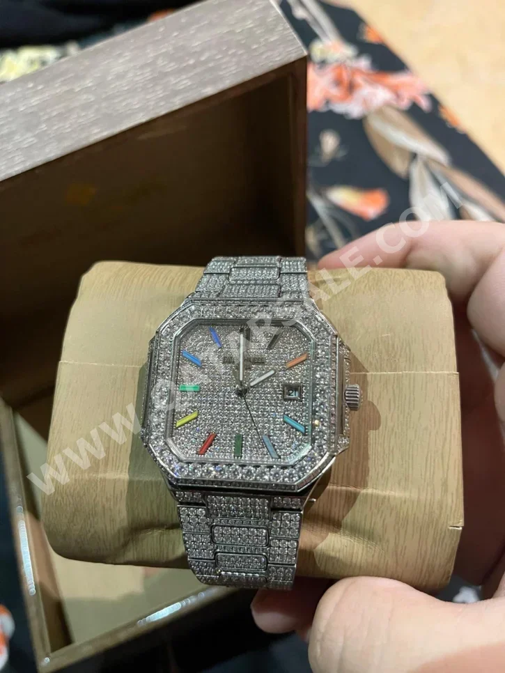 ساعات - باتيك فيليب  - ساعات ميكانيكية  - أبيض  - ساعات رجالي