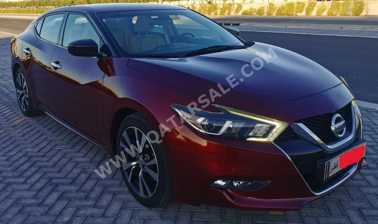 نيسان  ماكسيما  اس ار  2016  اوتوماتيك  184,500 كم  6 سلندر  سحب امامي  سيدان  عنابي