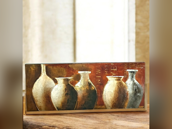 فن جداري / لوحة جدارية  مستطيل  - متعدد الألوان