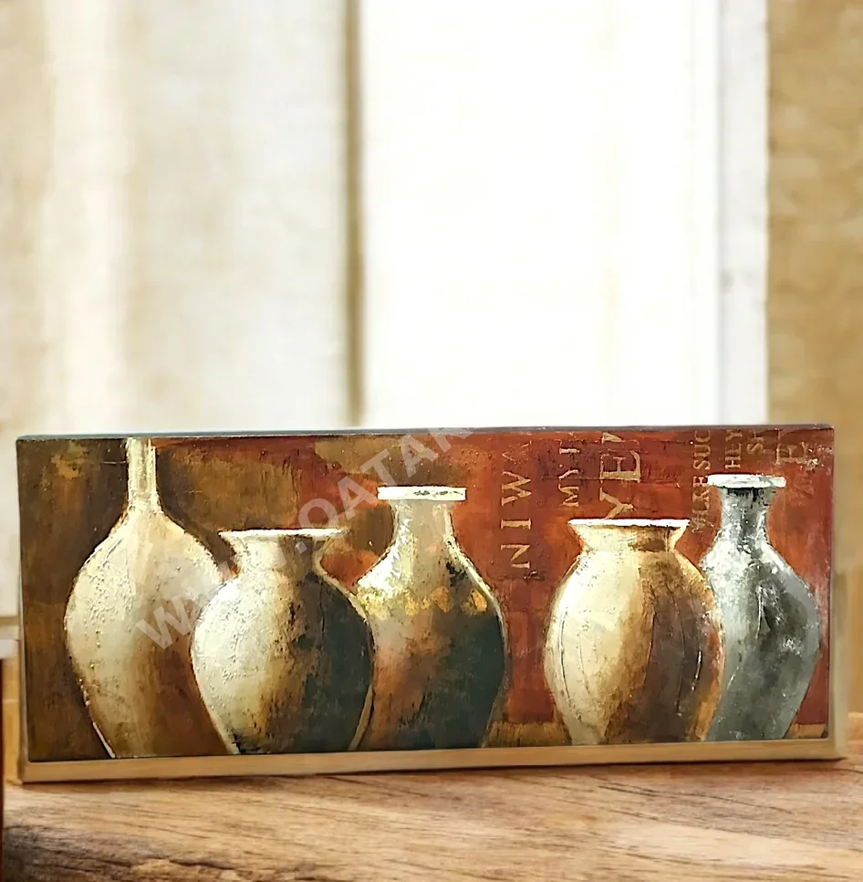 فن جداري / لوحة جدارية  مستطيل  - متعدد الألوان