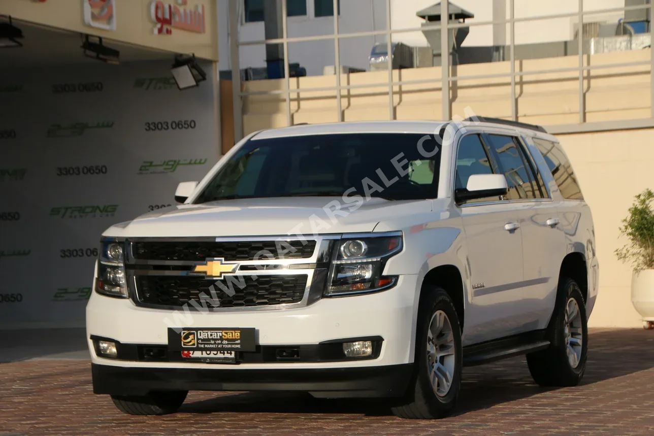 Chevrolet  Tahoe  LS  2018  Automatic  145,000 Km  8 Cylinder  Rear Wheel Drive (RWD)  SUV  White  With Warranty