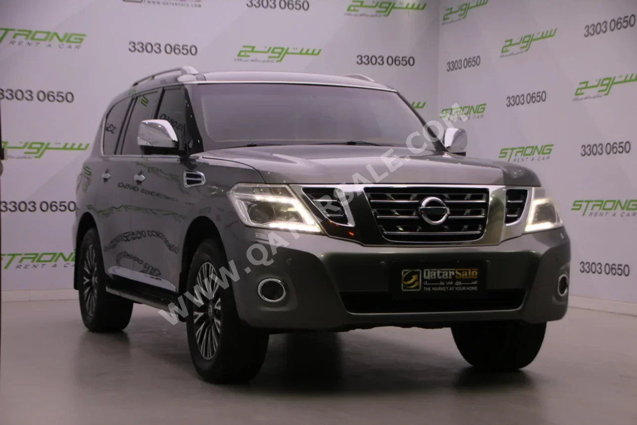 Nissan  Patrol  Platinum  2017  Automatic  158,000 Km  6 Cylinder  Four Wheel Drive (4WD)  SUV  Gray