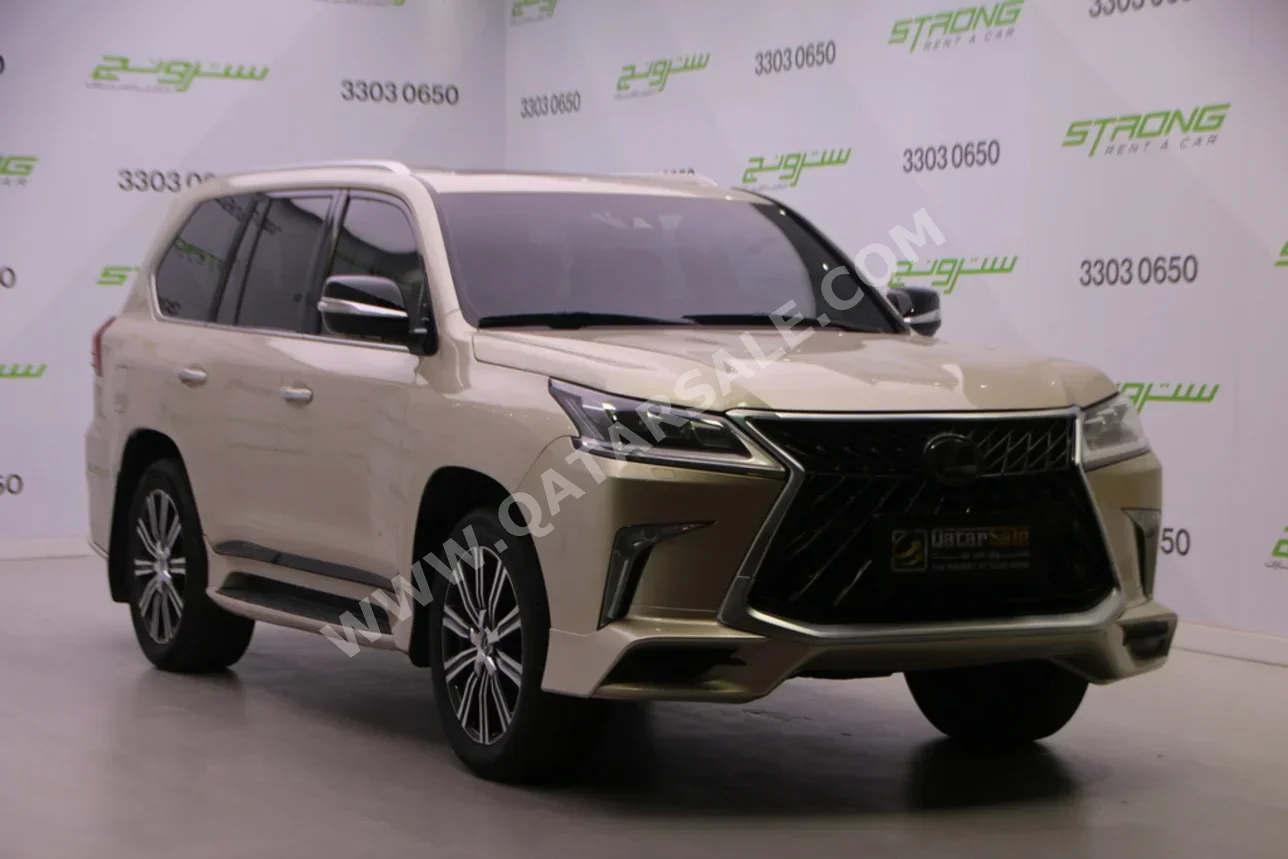 Lexus  LX  570 S  2018  Automatic  145,000 Km  8 Cylinder  Four Wheel Drive (4WD)  SUV  Gold