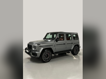 Mercedes-Benz  G-Class  63 AMG  2025  Automatic  3,000 Km  8 Cylinder  Four Wheel Drive (4WD)  SUV  Gray Matte  With Warranty