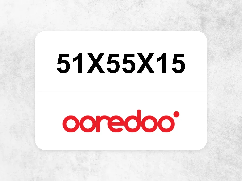 جوال اوريدو  51X55X15