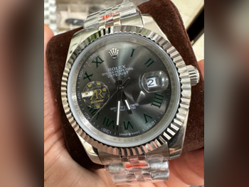 ساعات - رولكس  - ساعات ميكانيكية  - أخضر  - ساعات رجالي