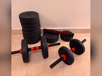 أثقال - دامبل قابل للتعديل  - مستدير  - أسود