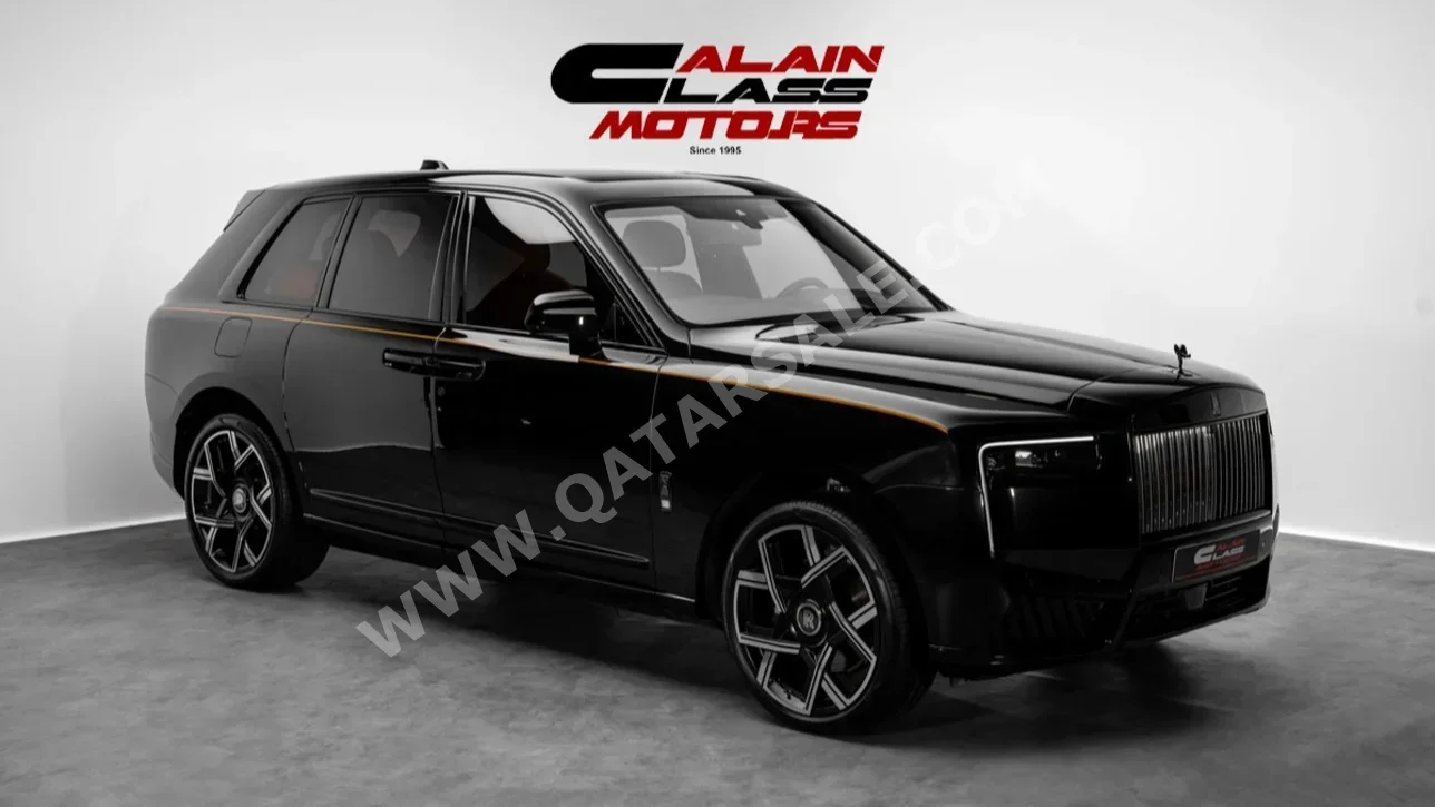 Rolls-Royce  Cullinan  Black Badge  2025  Automatic  5,058 Km  12 Cylinder  All Wheel Drive (AWD)  SUV  Black