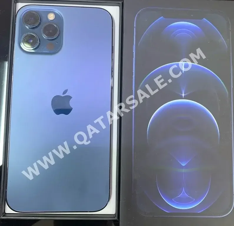 Apple  - iPhone 12  - Pro Max  - Blue  - 128 GB
