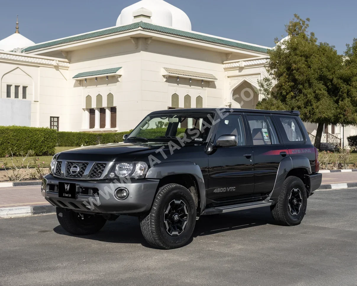 Nissan  Patrol  Super Safari  2022  Automatic  79,000 Km  6 Cylinder  Four Wheel Drive (4WD)  SUV  Black