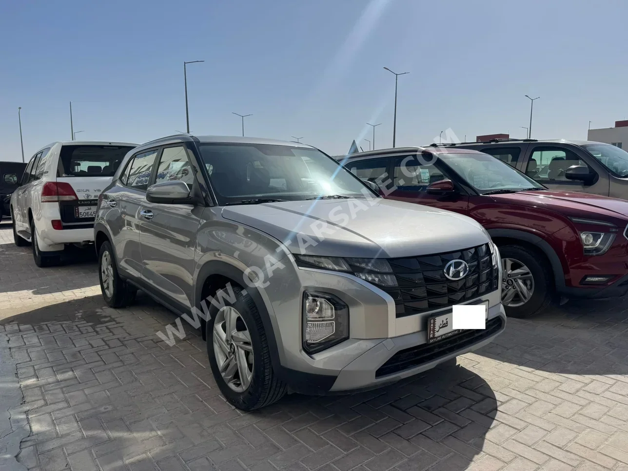 Hyundai  Creta  2024  Automatic  40,000 Km  4 Cylinder  Front Wheel Drive (FWD)  SUV  Silver  With Warranty