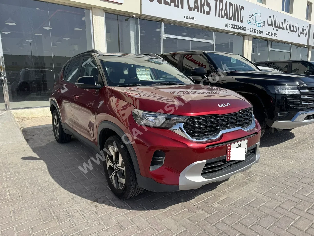 كيا  سونيت  2023  اوتوماتيك  53,000 كم  4 سلندر  دفع رباعي  اس يو في  عنابي