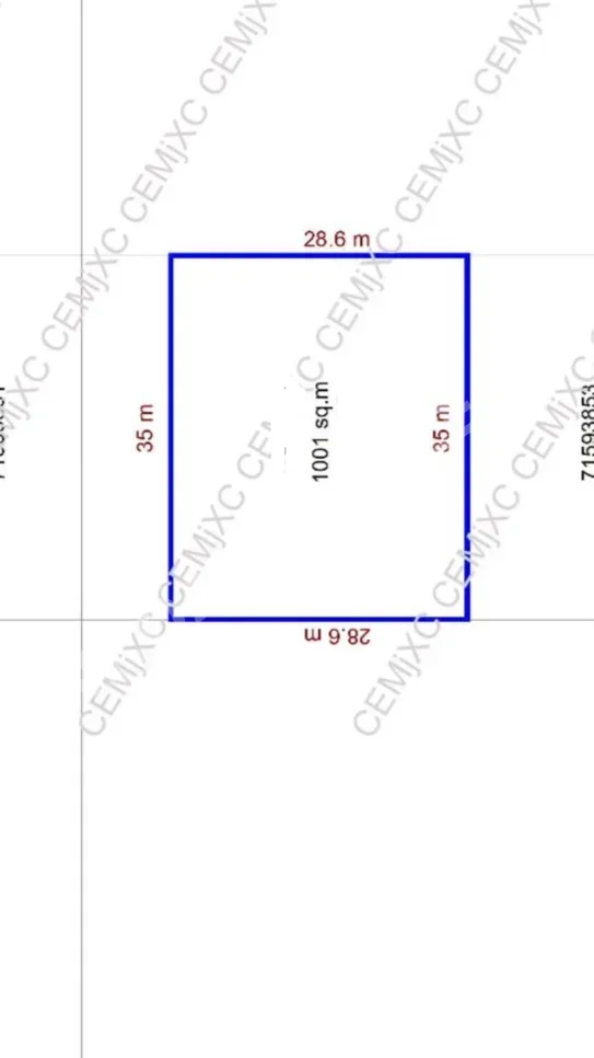Lands For Sale  in Umm Salal  - Umm Ebairiya  -Area Size 1,001 Square Meter
