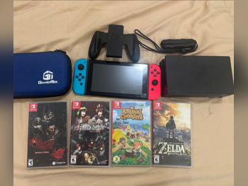 اجهزة العاب الفديو - نينتندو - سويتش -تشمل أجهز تحكم: 2