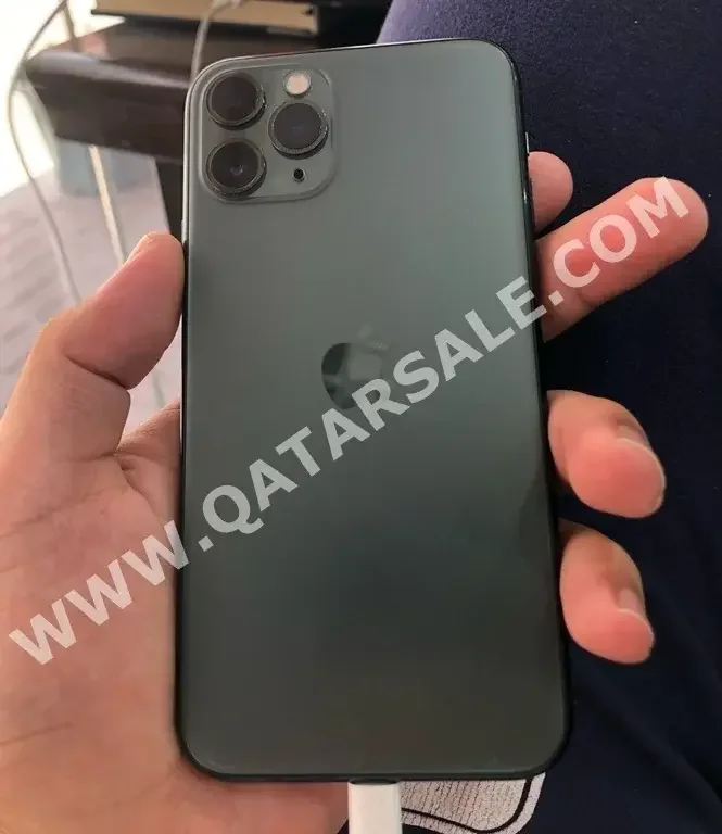 ابل  - ايفون 11  - برو  - أخضر  - 256 جيجابايت  - تحت الضمان