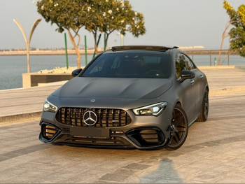 Mercedes-Benz  CLA  45 S AMG  2023  Automatic  64,000 Km  4 Cylinder  Rear Wheel Drive (RWD)  Sedan  Gray Matte  With Warranty