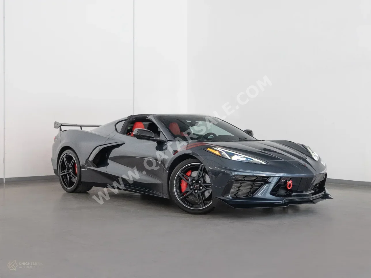 شفروليه كورفيت سي 8 ستينغراي 2020 اوتوماتيك 58,450 كم 8 سلندر دفع خلفي كشف رمادي