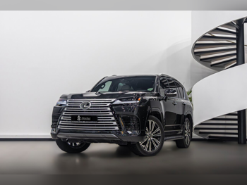Lexus  LX  600 Luxury  2023  Automatic  66,000 Km  6 Cylinder  Four Wheel Drive (4WD)  SUV  Black  With Warranty