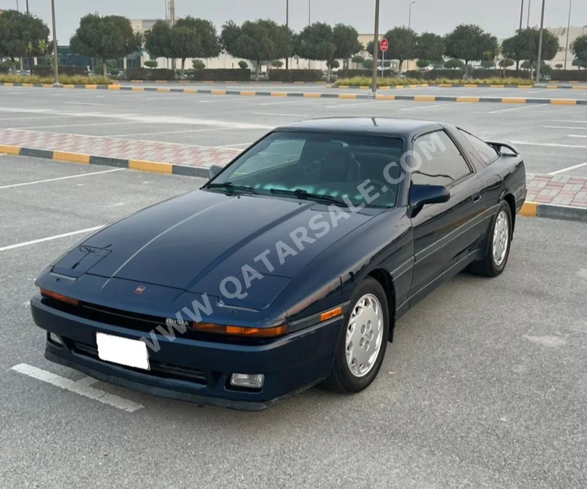 Toyota Supra 1987 Manual 139,000 Km 6 Cylinder Rear Wheel Drive (RWD) Coupe / Sport Dark Blue
