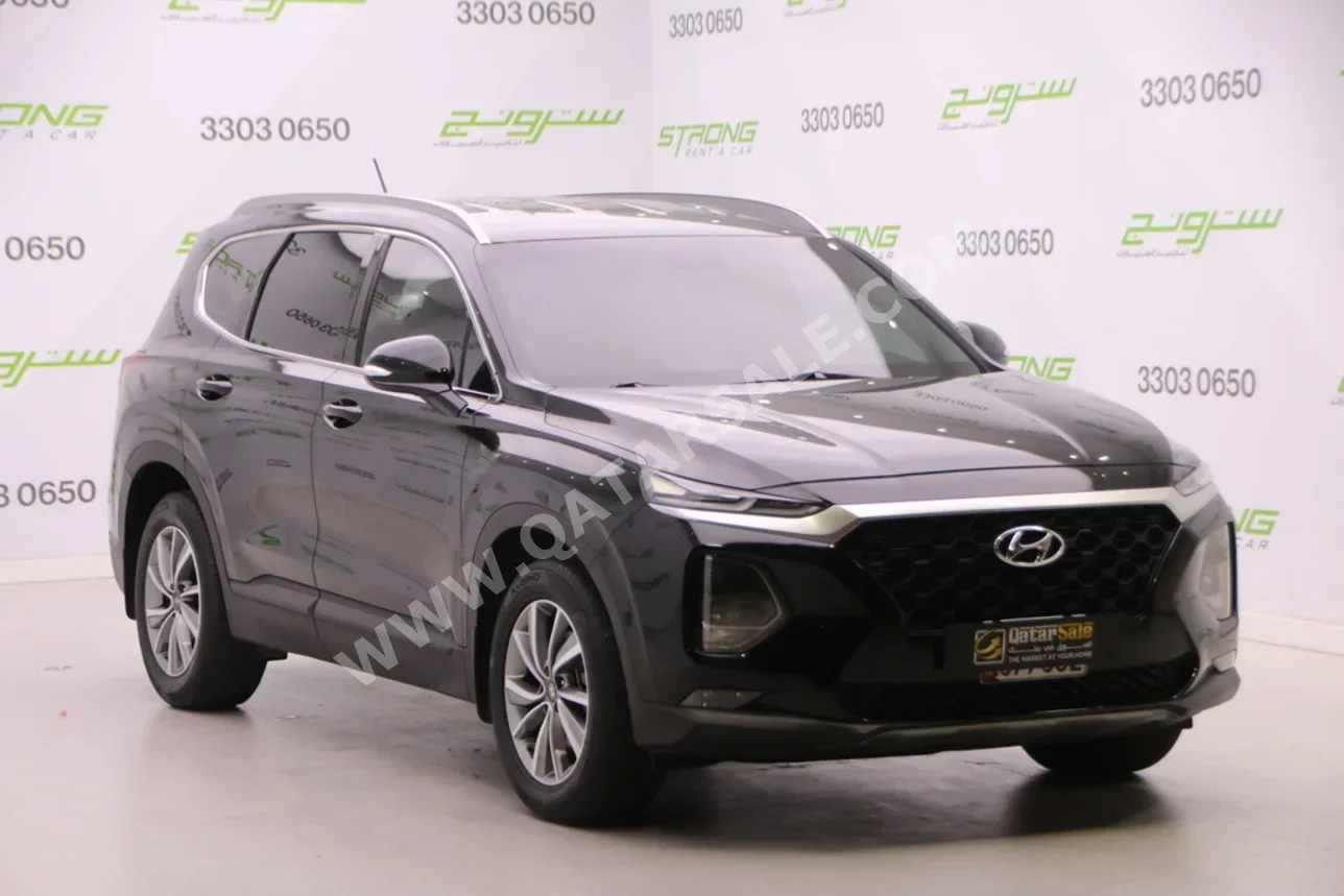 Hyundai Santa Fe 2019 Automatic 101,000 Km 6 Cylinder Four Wheel Drive (4WD) SUV Black
