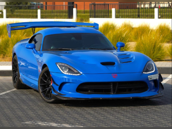 Dodge  Viper  SRT  2015  Manual  37,000 Km  10 Cylinder  Rear Wheel Drive (RWD)  Coupe / Sport  Blue
