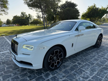 Rolls-Royce  Wraith  Black Badge  2017  Automatic  64,000 Km  12 Cylinder  All Wheel Drive (AWD)  Coupe / Sport  White