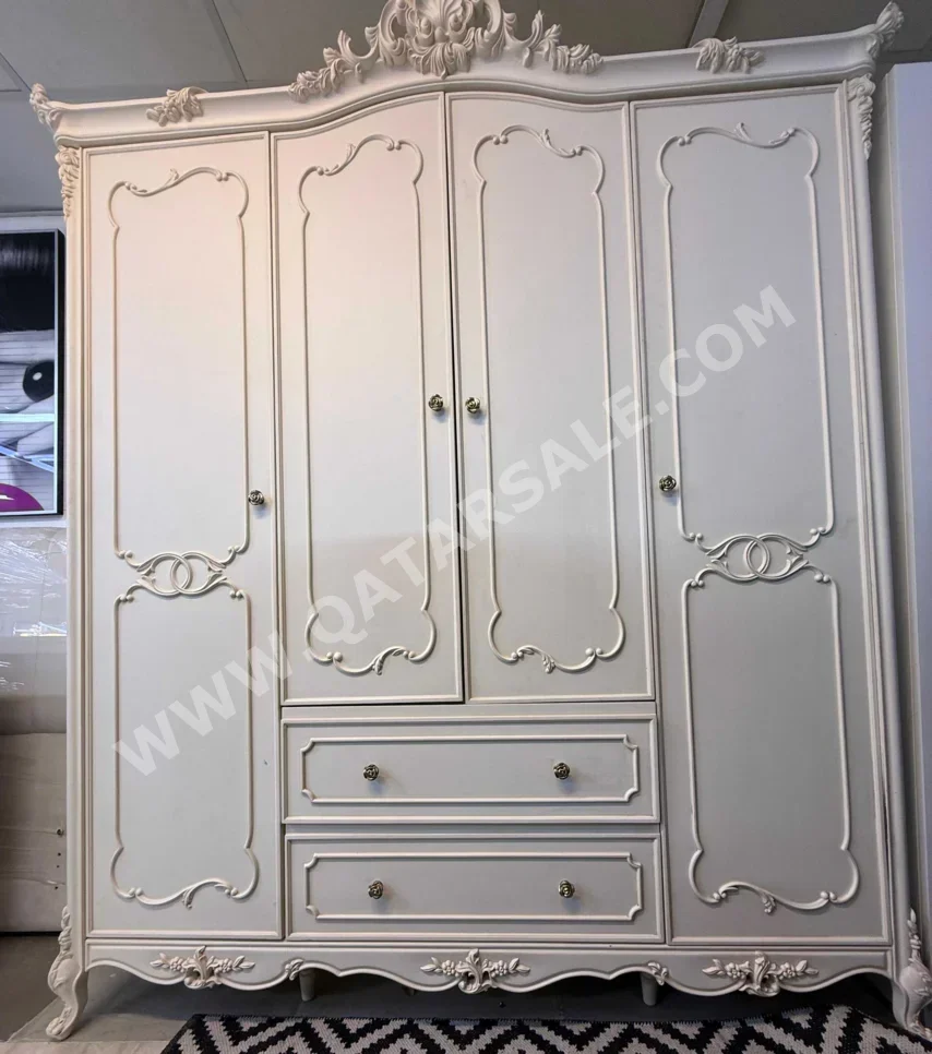 خزائن ودواليب الملابس والزينة - خزائن  - أبيض