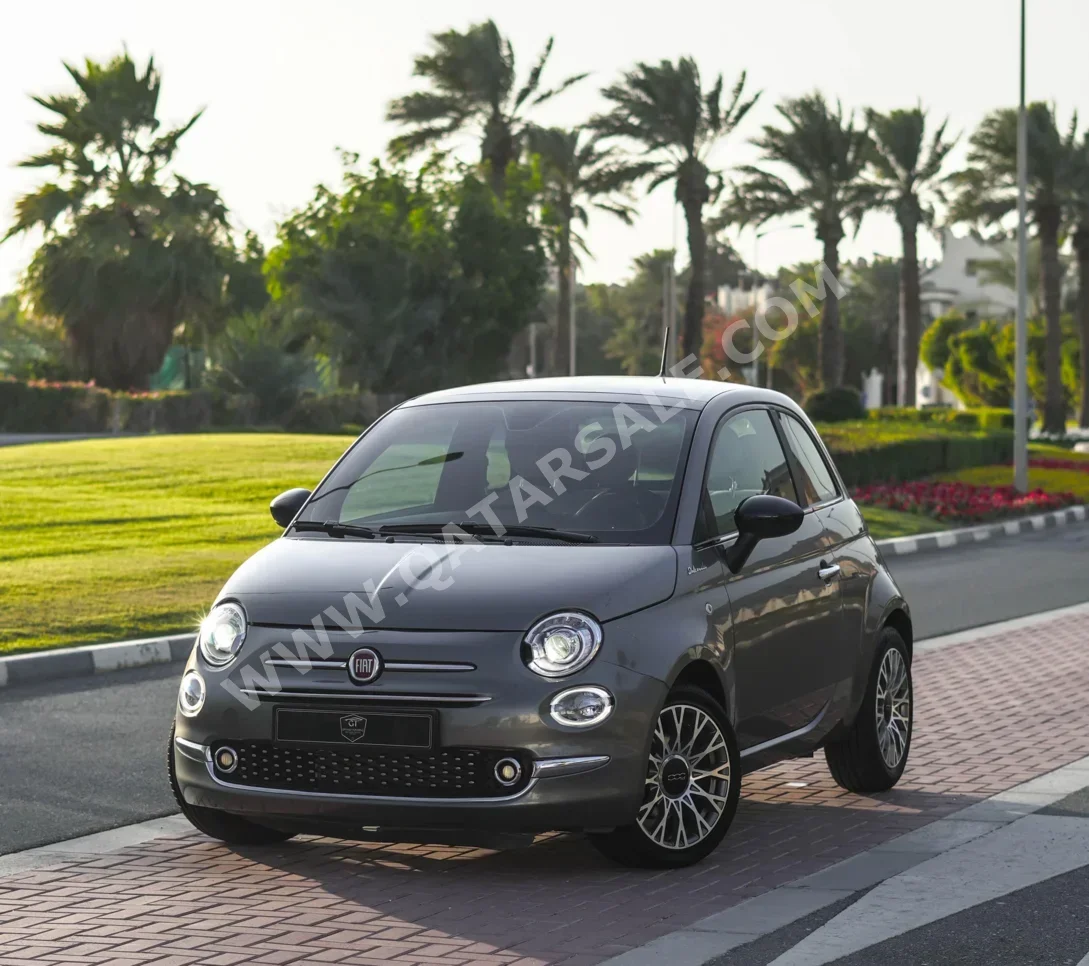 فيات  500  2024  اوتوماتيك  65,000 كم  4 سلندر  دفع كلي مستمر  هاتشباك  رمادي  تحت الضمان
