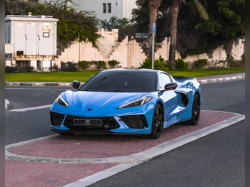 Chevrolet  Corvette  C8  2020  Automatic  19,000 Km  8 Cylinder  All Wheel Drive (AWD)  Coupe / Sport  Blue  With Warranty