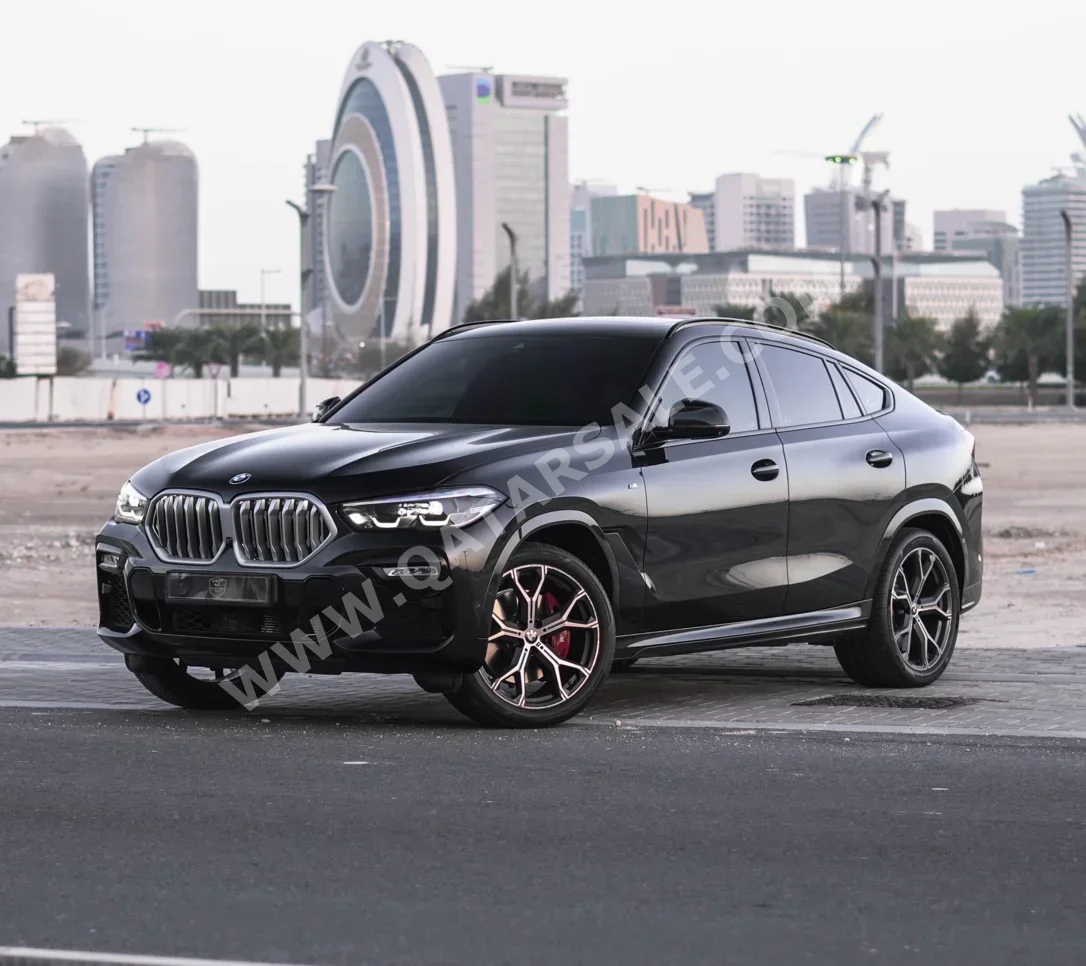 BMW  X-Series  X6  2021  Automatic  88,000 Km  6 Cylinder  Four Wheel Drive (4WD)  SUV  Black  With Warranty
