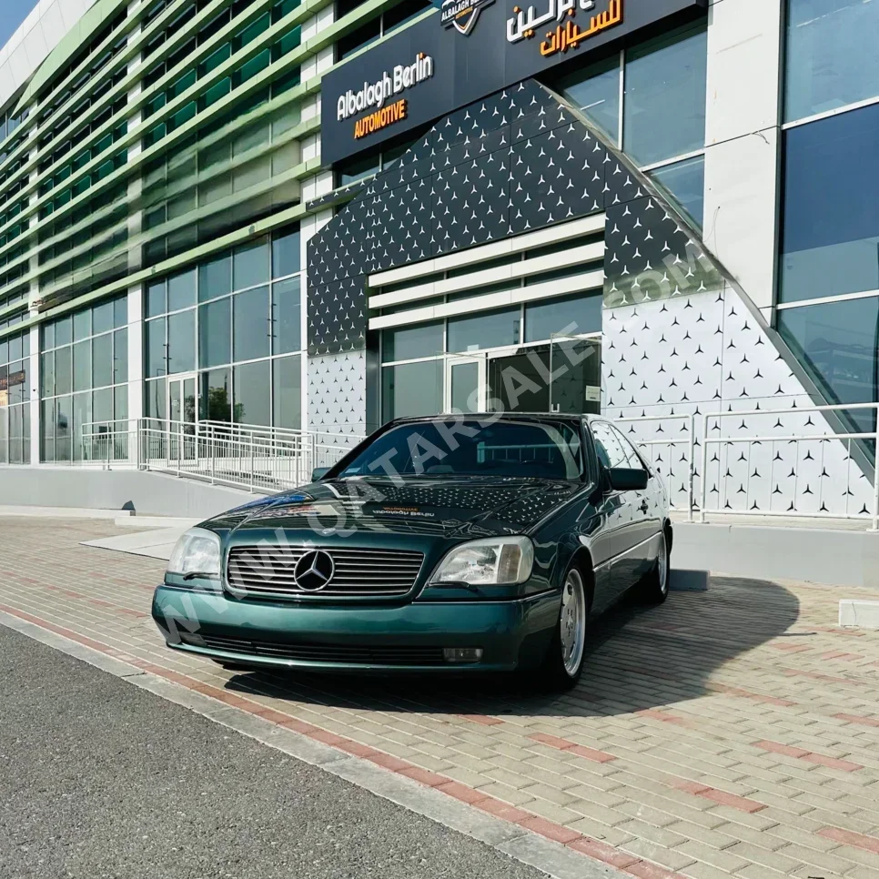 مرسيدس - بنز اس - كلاس 500 AMG 1996 اوتوماتيك 123,700 كم 8 سلندر دفع خلفي كوبيه \ سبورت أخضر