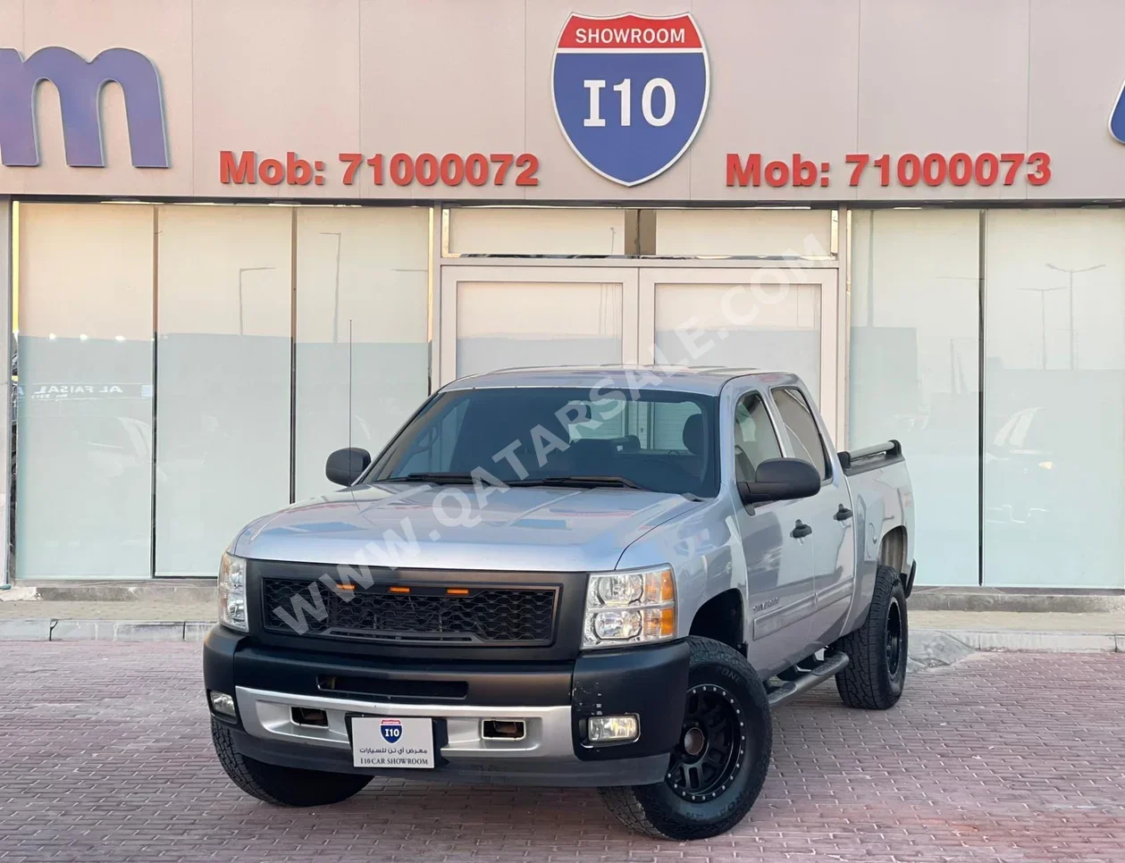 شفروليه سلفرادو ال تي 2013 اوتوماتيك 190,000 كم 8 سلندر دفع رباعي بيكب فضي