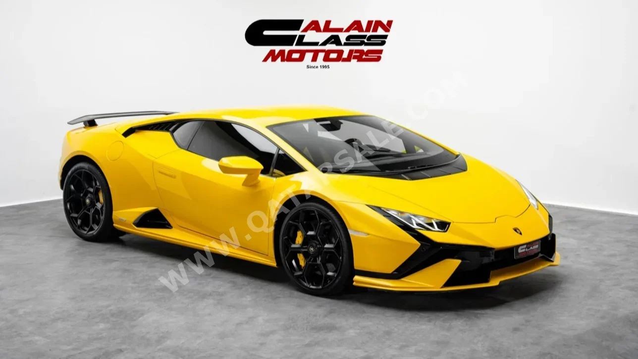 Lamborghini  Huracan  Tecnica  2024  Automatic  4,027 Km  10 Cylinder  Rear Wheel Drive (RWD)  Coupe / Sport  Yellow