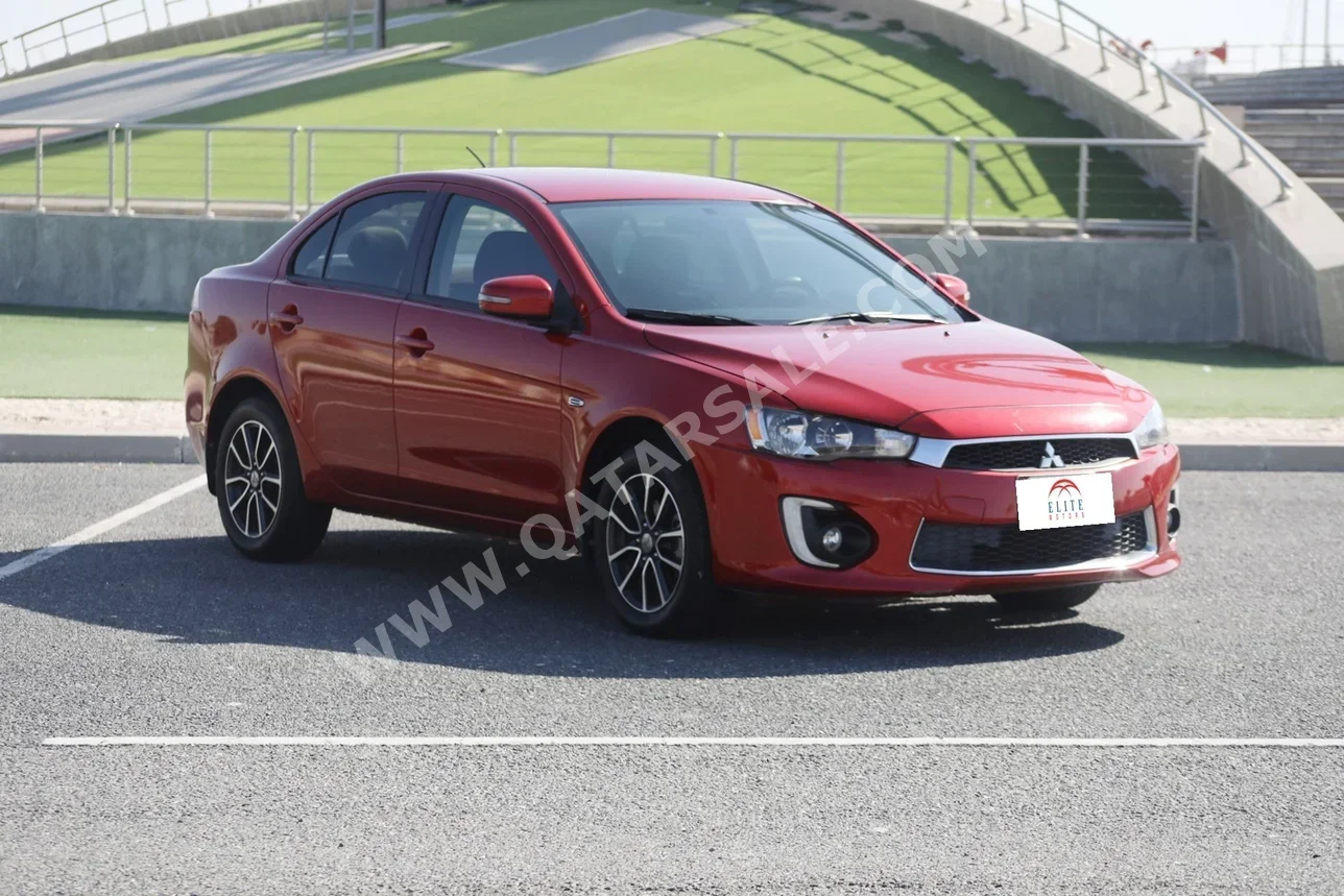 Mitsubishi  Lancer  GLS  2016  Automatic  111,000 Km  4 Cylinder  Front Wheel Drive (FWD)  Sedan  Red