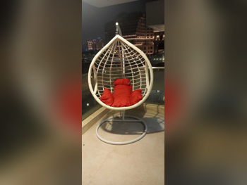 أثاث اخارجي - أبيض - كرسي معلق -عدد المقاعد 1