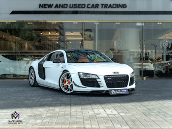 اودي  آر 8  2008  اوتوماتيك  91,000 كم  8 سلندر  دفع كلي مستمر  كوبيه \ سبورت  أبيض