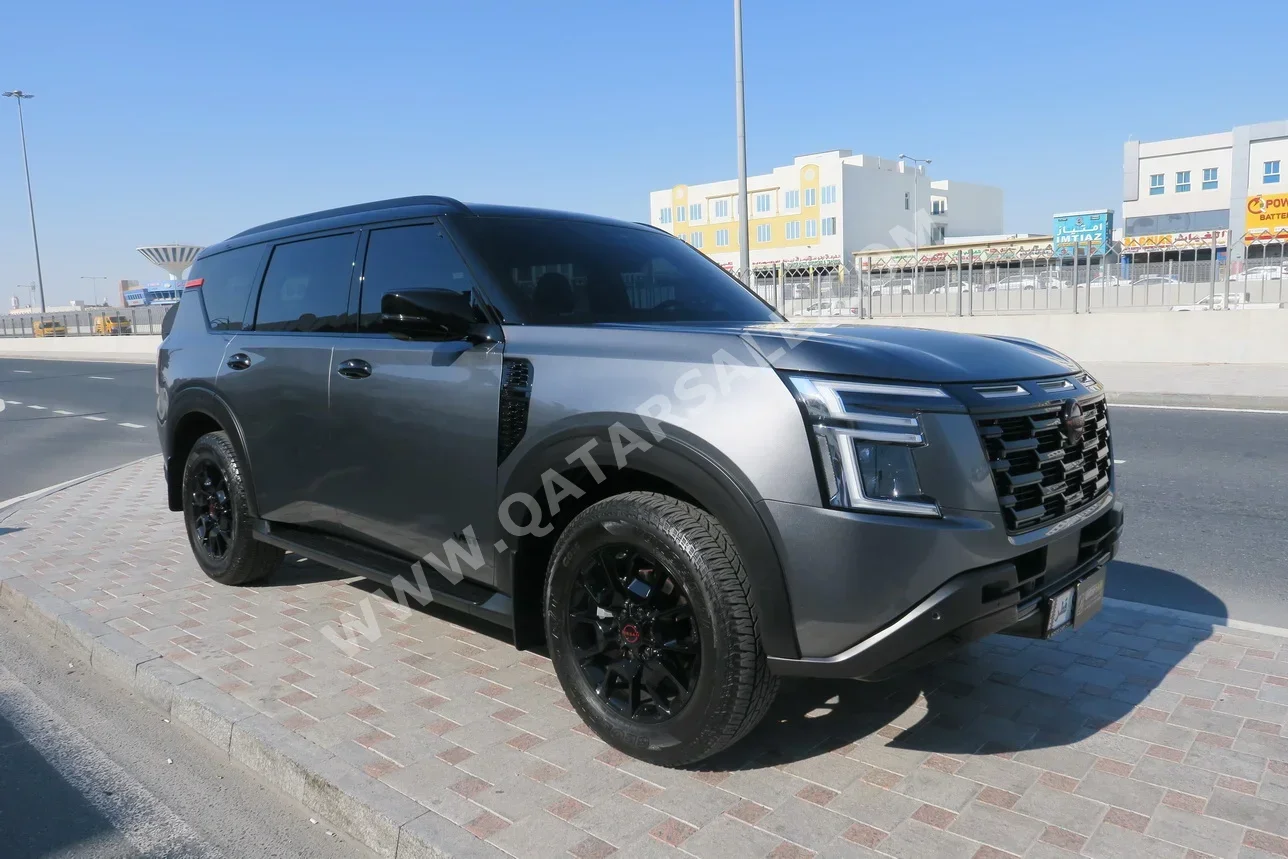 Nissan  Patrol  Pro-4X  2026  Automatic  3,000 Km  6 Cylinder  Four Wheel Drive (4WD)  SUV  Gray  With Warranty