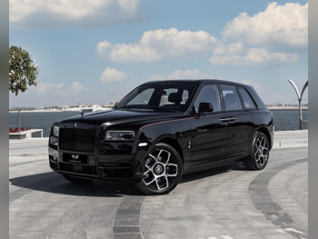 رولز - رويس  كولينان  بلاك بادج  2022  اوتوماتيك  29,000 كم  12 سلندر  دفع كلي مستمر  اس يو في  أسود  تحت الضمان