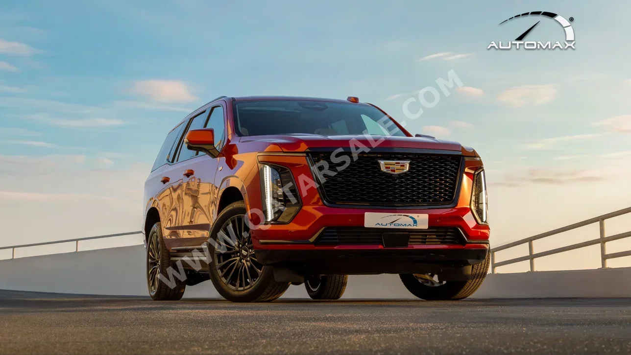 Cadillac  Escalade  Sport Platinum  2025  Automatic  0 Km  8 Cylinder  Four Wheel Drive (4WD)  SUV  Red  With Warranty