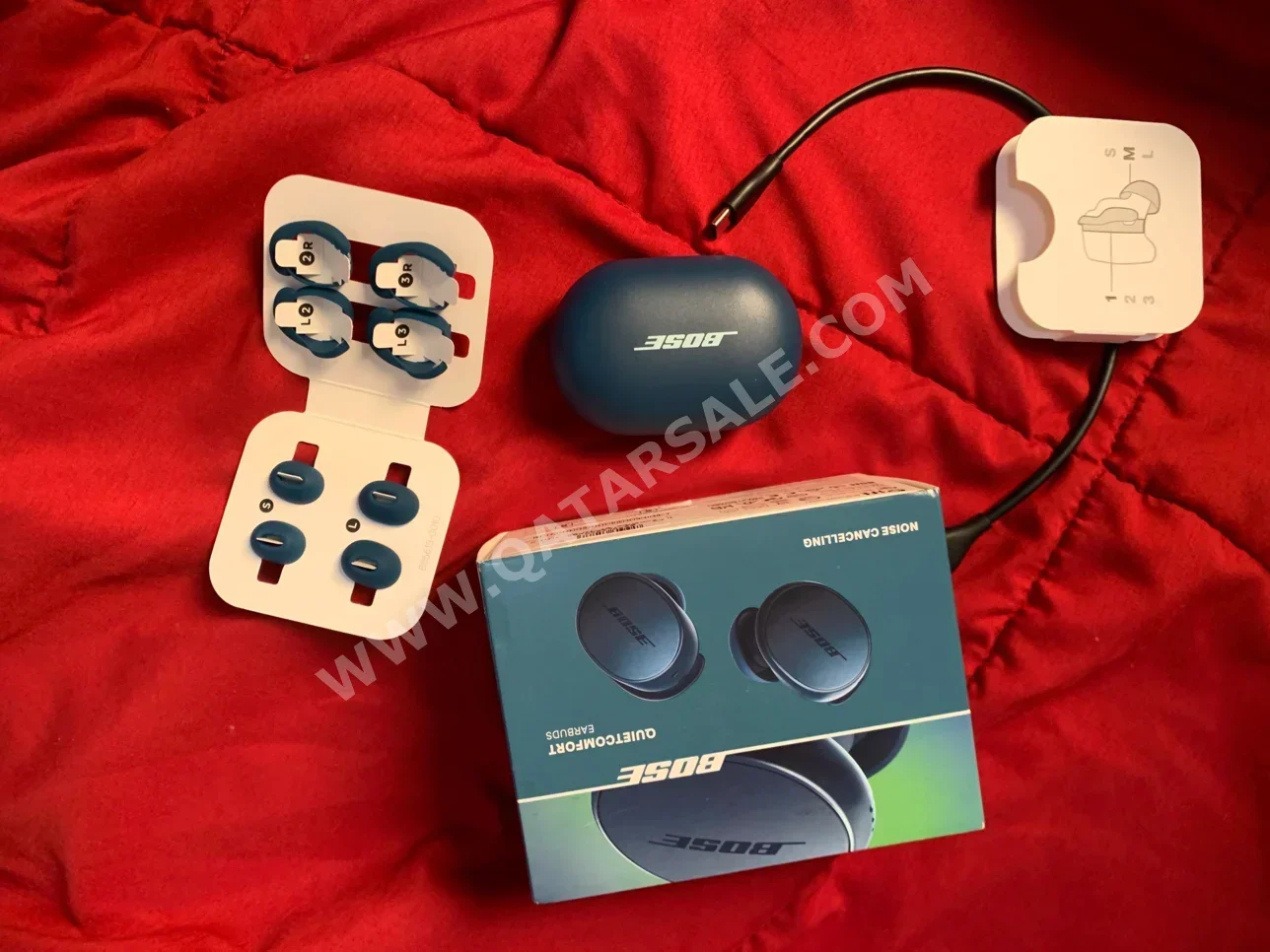 سماعات الأذن والرأس - ايربودز  بوز  Bose QuietComfort Earbuds  - أزرق  سماعات أذن