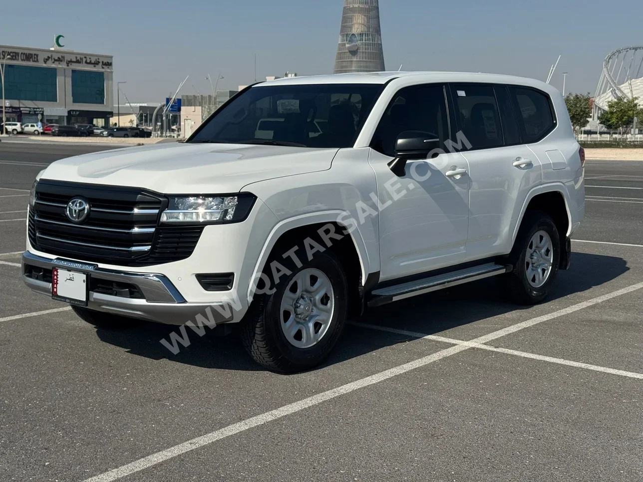 Toyota  Land Cruiser  GX  2024  Automatic  57,000 Km  6 Cylinder  Four Wheel Drive (4WD)  SUV  White  With Warranty