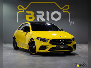 Mercedes-Benz  A-Class  200 AMG  2019  Automatic  95,000 Km  4 Cylinder  Rear Wheel Drive (RWD)  Hatchback  Yellow