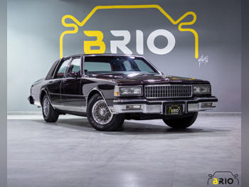 شفروليه  كابرس  رويال  1987  اوتوماتيك  19,000 كم  8 سلندر  دفع خلفي  سيدان  عنابي