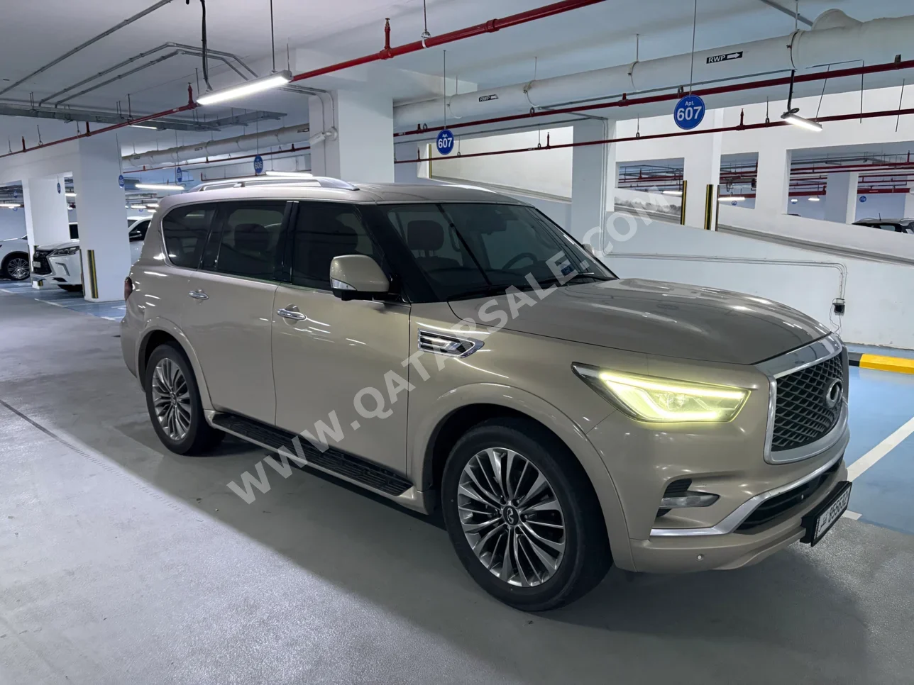 Infiniti  QX  80  2021  Automatic  55,000 Km  8 Cylinder  Four Wheel Drive (4WD)  SUV  Beige
