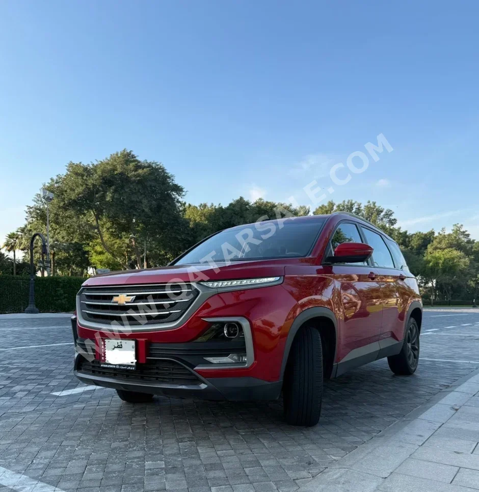 شفروليه  كابتيفا  2022  اوتوماتيك  43,500 كم  4 سلندر  سحب امامي  اس يو في  عنابي  تحت الضمان