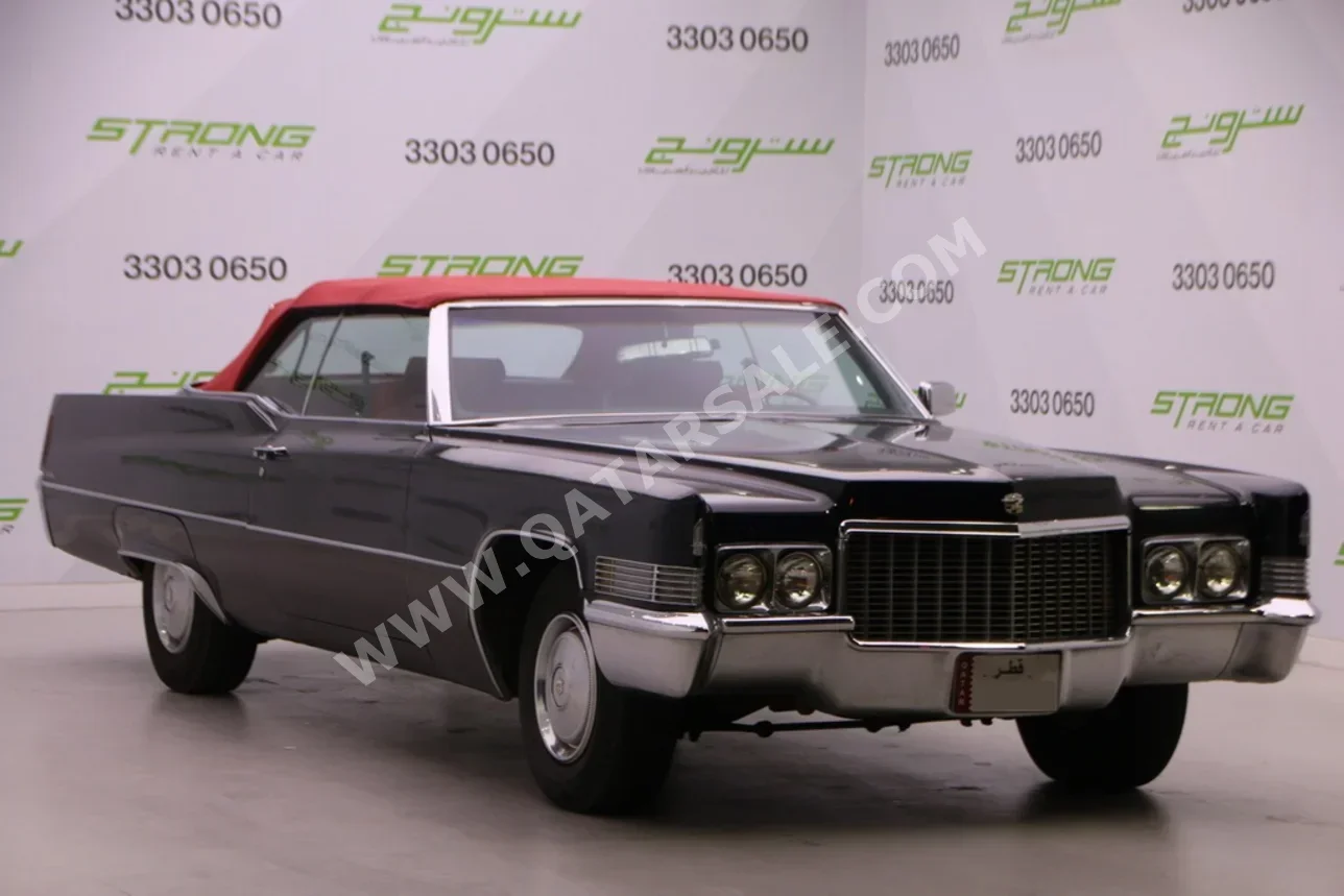 كاديلاك  ديفيلي  1970  اوتوماتيك  125,000 كم  8 سلندر  دفع خلفي  كلاسك  أسود