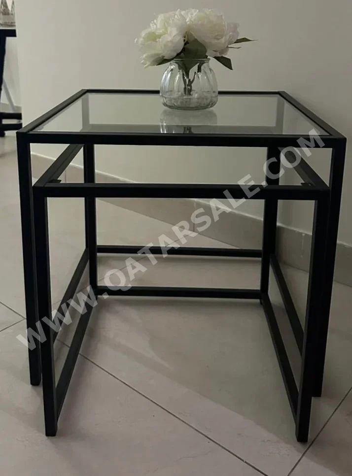 Tables & Sideboards Coffe Table  - Home Center  - Glass  - Black