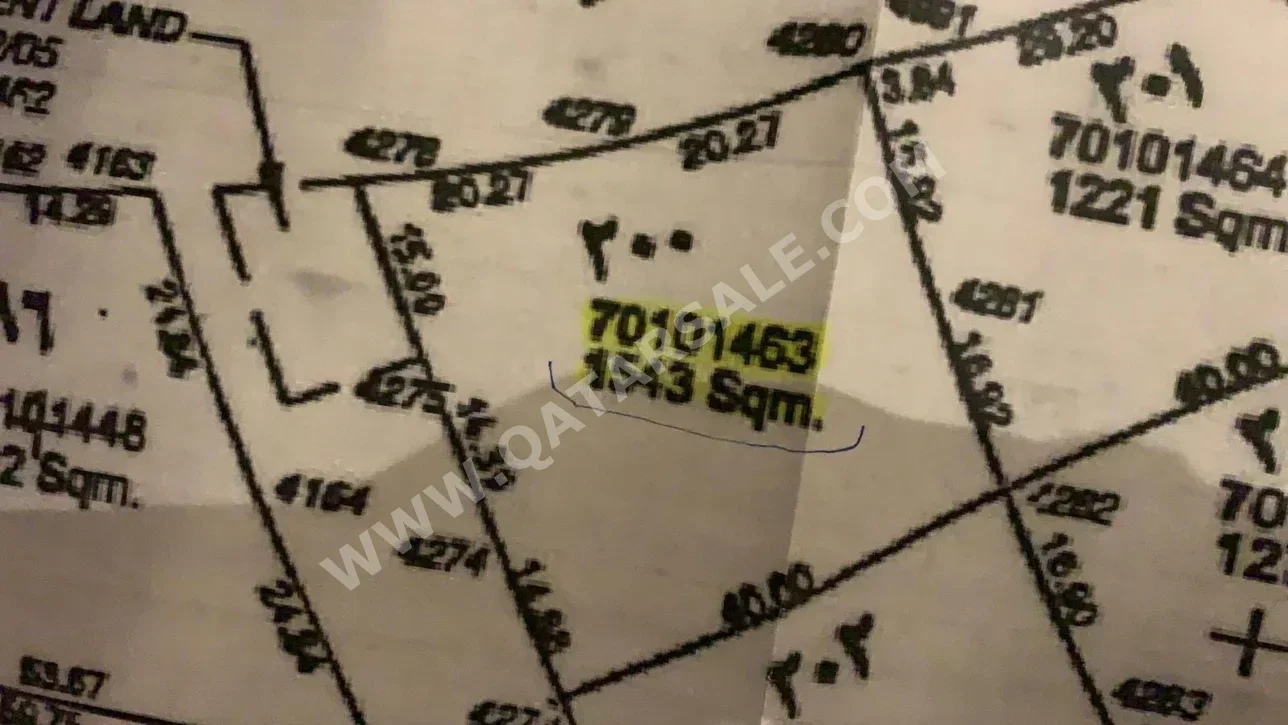 اراضي للبيع  في الظعاين  - روضة الحمامة  -المساحة 1,543 متر مربع