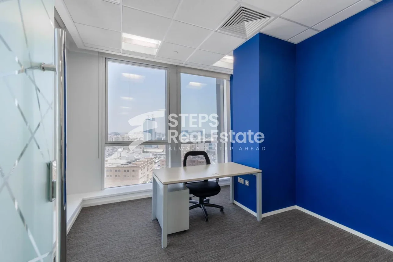 مكاتب تجارية - مفروشة بالكامل - الدوحة - السد