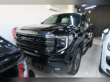 جي ام سي  سييرا  اي تي 4  2023  اوتوماتيك  79,000 كم  8 سلندر  دفع رباعي  بيكب  أسود  تحت الضمان